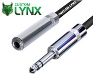 Lynx ALEXT/6/M  Balanced Stereo Jack Extension Cable, 6m/20ft