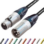 Lynx MELCB XLR Microphone Cable, 10m, Green