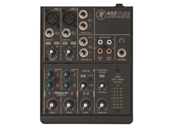 Mackie 402 VLZ4 Ultra-Compact 4-Channel Mixer