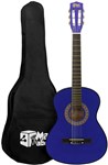 Mad About MA-CG02 Classical Guitar, 3/4 Size, Blue