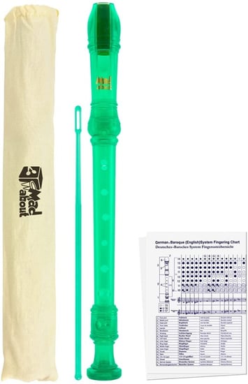 Mad About MA-REC Descant School Recorder, Green