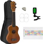 Mad About SU8-TU Soprano Ukulele for Beginners, Natural