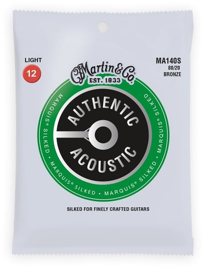 Martin MA140S Authentic Acoustic Marquis Silked 80/20 Bronze, Light, 12-54