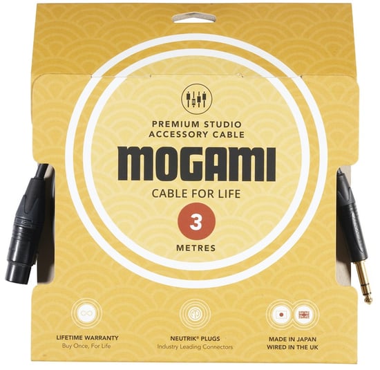 Mogami 2534 Premium Female XLR to TRS Jack Cable, 3m