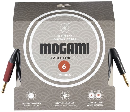 Mogami 3368 Ultimate Instrument Cable, 6m