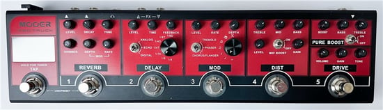 Mooer Red Truck Multi Effects Pedal, Second-Hand