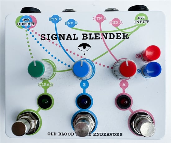 Old Blood Noise Signal Blender Pedal, Second-Hand