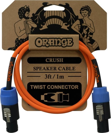 Orange CA039 Crush Speaker Cable, Speakon, 1m/3ft