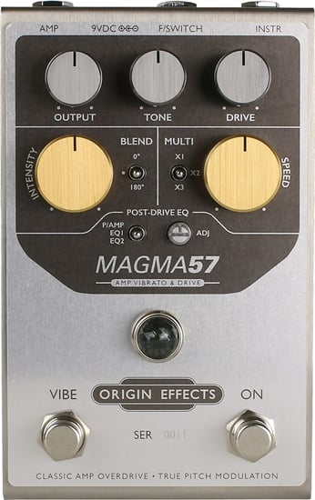 Origin Effects Magma57 Amp Vibrato Drive Pedal