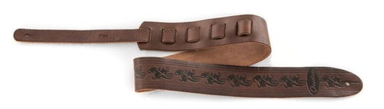 Ovation Premium Leather Guitar Strap, Chocolate