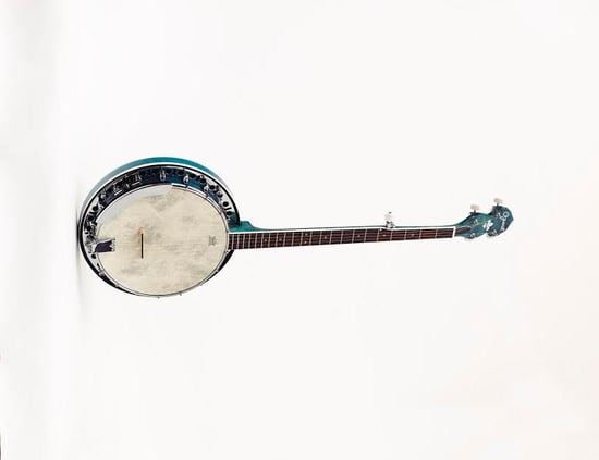 Ozark 2306G Banjo, 5 String, Blue