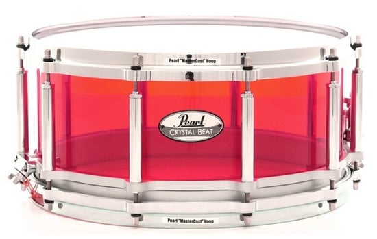Pearl CRB1450S Free Floating Crystal Beat Snare 14x5in, Ruby Red