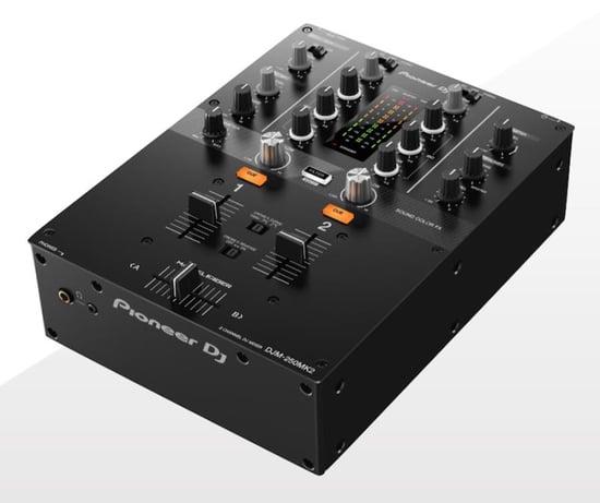 Pioneer DJ DJM-250 MK2 2-Channel DJ Mixer, Ex-Display