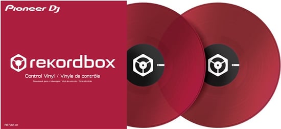 Pioneer RB VD2 Rekordbox DJ Control Vinyl, Red
