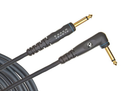 D'Addario PW-GRA-10 Custom Instrument Cable, Right Angle, 3m/10ft