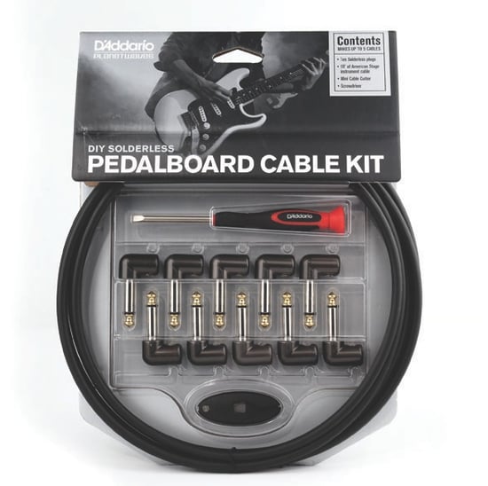 D'Addario PW-GPKIT-10 Pedal Board Patch Cable Kit, 3m/10ft