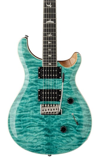 PRS SE Custom 24, Quilt Maple Top, Turquoise