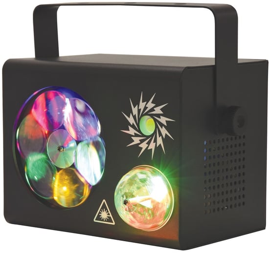 QTX Gobo Fireflash 4-in-1 Laser Effect Light