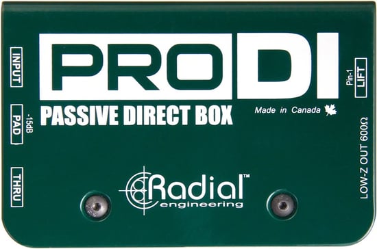 Radial ProDI Full Range Passive Mono Direct Box