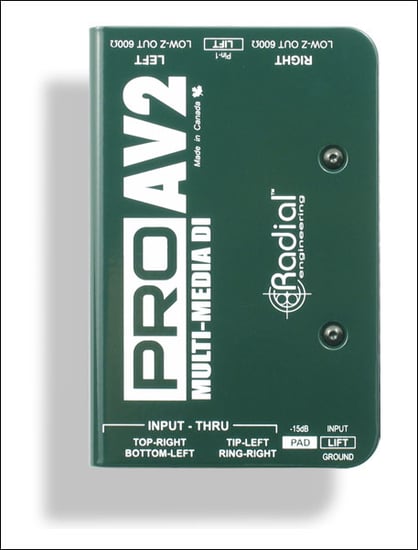 Radial ProAV2 Multimedia DI Box