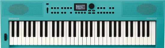 Roland GO:Keys 3 Music Creation Keyboard, Turquoise