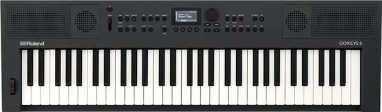 Roland GO:Keys 5 Music Creation Keyboard, Graphite