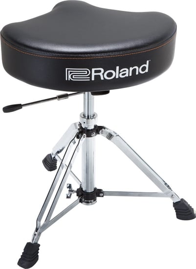Roland RDT-SHV-E Saddle Vinyl Drum Throne with Hydraulic Base