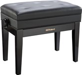 Roland RPB-400PE Piano Bench with Cushioned Seat, Polished Ebony