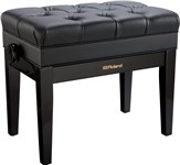 Roland RPB-500BK Piano Bench with Storage Compartment, Black