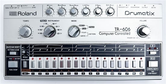 Roland TR-606 Drumatix Drum Machine, 1982, Second-Hand