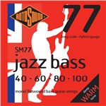 Rotosound SM77 Jazz Bass, Long Scale, Hybrid, 40-100