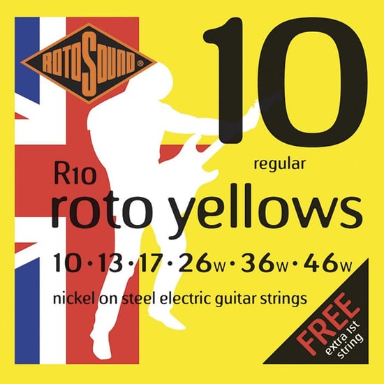 Rotosound R10 Roto Yellows Electric, Regular, 10-46