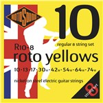 Rotosound R10-8 Roto Yellows Electric, 8-String, Regular, 10-74