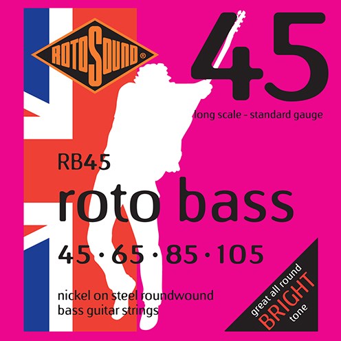 Rotosound RB45 Roto Bass, Long Scale, Standard, 45-105