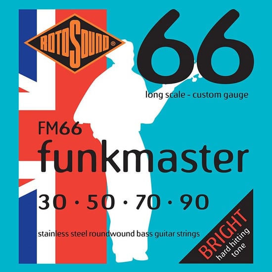 Rotosound FM66 Funkmaster Bass, Long Scale, Custom, 30-90
