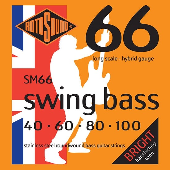Rotosound SM66 Swing Bass 66, Long Scale, Hybrid, 40-100