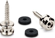 Schaller 24030100 S-Lock End Pin with Screw, Medium, Nickel, 2 Pack