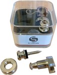 Schaller 14010201 S-Lock Strap Locks, Chrome, 2 Pack