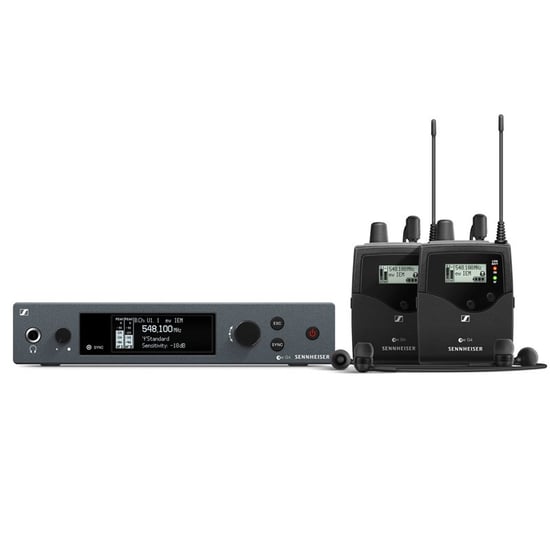 Sennheiser EW IEM G4-TWIN Wireless In-Ear Monitoring System, Channel 38