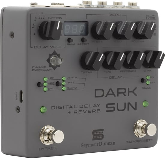 Seymour Duncan Dark Sun Digital Delay Reverb Pedal
