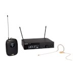 Shure SLXD14/153T Digital Earworn Wireless System with MX153 Earset, Tan