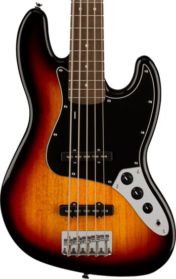 Squier Affinity Series Jazz Bass V, Laurel Fingerboard, 3-Colour Sunburst