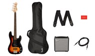 Squier Affinity Series Precision Bass PJ Pack, Laurel Fingerboard, 3-Colour Sunburst