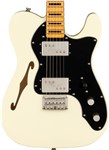 Squier Limited Edition Classic Vibe '70s Telecaster Thinline, Block Inlays, Olympic White