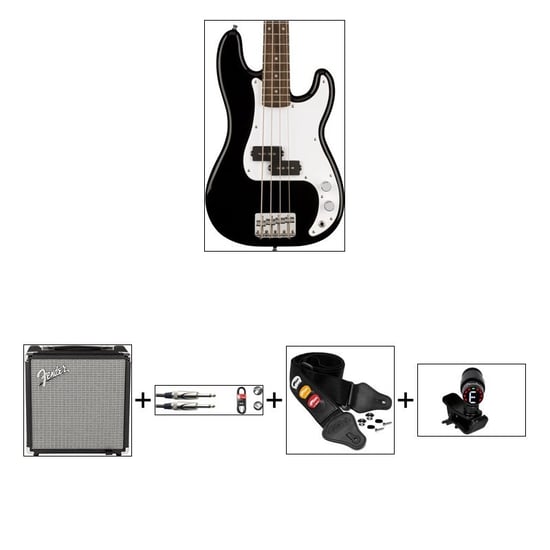 Squier Mini Precision Bass Beginners Value Bundle 