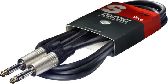 Stagg SAC3PS DL Balanced Stereo Jack Cable, 3m/10ft