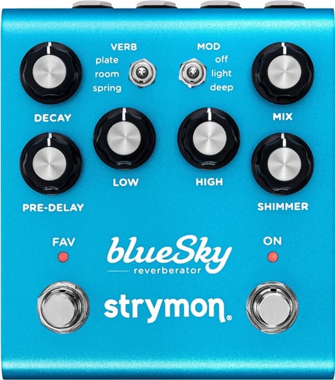 Strymon Blue Sky Reverberator Reverb Pedal V2