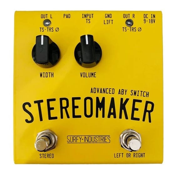 Surfy Industries Stereomaker Advanced ABY Switch