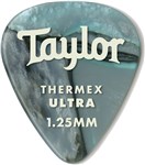 Taylor 80739 Thermex Ultra 351 Picks, 1.25mm, Abalone, 6 Pack