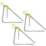 Tiger 8in Triangle with Beater, 3 Pack